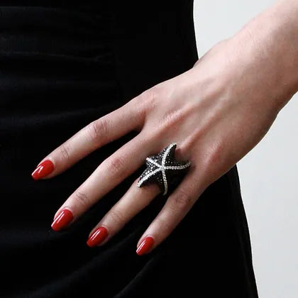 Sterling Silver Starfish Rings